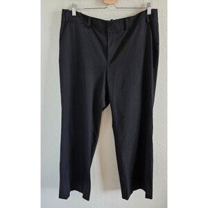 Lauren Ralph Lauren Sanderson Pants Size 14 Black Trouser Career Side Pockets